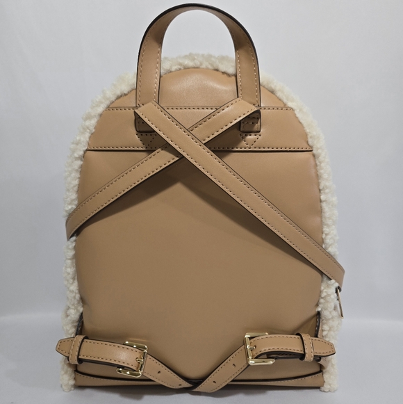 Michael Michael Kors Rhea Peanut MD Zipper Leather Backpack main image 5